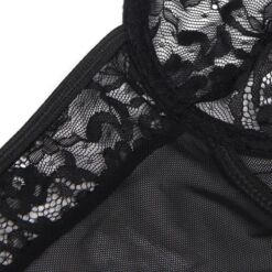 SUBBLIME - TEDDY CON LIGA DETALLE ENCAJES Y TIRAS NEGRO S/M - piKanteo | Despierta tu lado más piKante