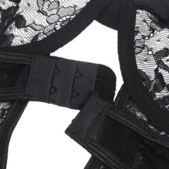 SUBBLIME - TEDDY CON LIGA DETALLE ENCAJES Y TIRAS NEGRO S/M - piKanteo | Despierta tu lado más piKante