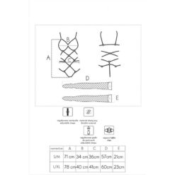 LIVCO CORSETTI FASHION - THIARA LC 20213 SET BODY + MEDIAS ROJA S/M - piKanteo | Despierta tu lado más piKante