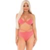 LEG AVENUE - TOP & BRAGAS CON TIRANTES CORAL - piKanteo | Despierta tu lado más piKante