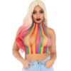 LEG AVENUE - TOP DE REJILLA MULTICOLOR - piKanteo | Despierta tu lado más piKante