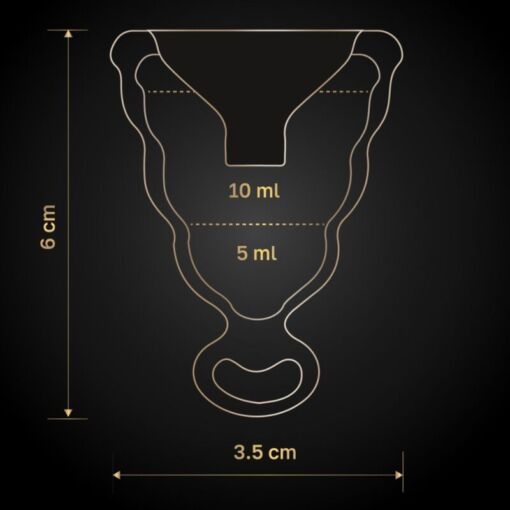 G-VIBE - GCUP COPA MENSTRUAL NEGRA - Imagen 4