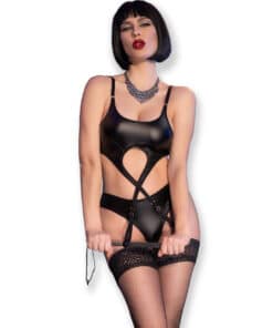 CHILIROSE - CR 4625 SET CUATRO PIEZAS CROTCHLESS NEGRO M