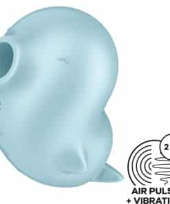 SATISFYER - SASSY SEAL ESTIMULADOR & VIBRADOR AZUL