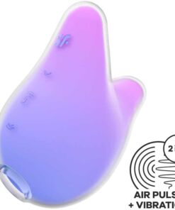 SATISFYER - MERMAID VIBES ESTIMULADOR & VIBRADOR VIOLETA Y ROSA