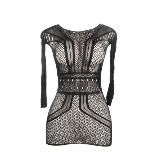 SUBBLIME - 951931 VESTIDO DE REJILLA CORTO CON ESPALDA DESCUBIERTA TALLA ÚNICA - Imagen 4