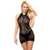 SUBBLIME - 952075 VESTIDO CORTO DE REJILLA CON ESPALDA DESCUBIERTA Y DETALLE DE CORAZÓN NEGRO TALLA ÚNICA - piKanteo | Despierta tu lado más piKante