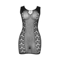 SUBBLIME - 952167 VESTIDO DE REJILLA CORTO ELÁSTICO NEGRO TALLA ÚNICA - piKanteo | Despierta tu lado más piKante