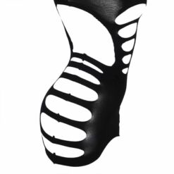 SUBBLIME - 952266 VESTIDO DE REJILLA ELÁSTICO MANGA LARGA NEGRO TALLA ÚNICA - piKanteo | Despierta tu lado más piKante