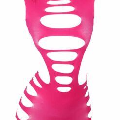 SUBBLIME - 952273 VESTIDO DE REJILLA ELÁSTICO MANGA LARGA ROSA TALLA ÚNICA - piKanteo | Despierta tu lado más piKante