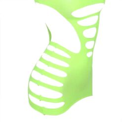 SUBBLIME - 952280 VESTIDO DE REJILLA ELÁSTICO MANGA LARGA VERDE TALLA ÚNICA - piKanteo | Despierta tu lado más piKante