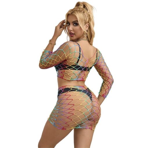 SUBBLIME - 952440 SET DE REJILLA 2 PIEZAS MANGA LARGA ARCOIRIS TALLA ÚNICA - Imagen 2