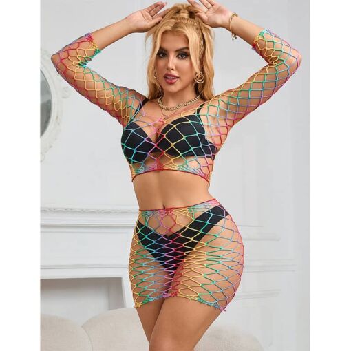 SUBBLIME - 952440 SET DE REJILLA 2 PIEZAS MANGA LARGA ARCOIRIS TALLA ÚNICA - Imagen 9
