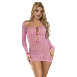 SUBBLIME - 952471 VESTIDO DE REJILLA ROSA TALLA ÚNICA - piKanteo | Despierta tu lado más piKante