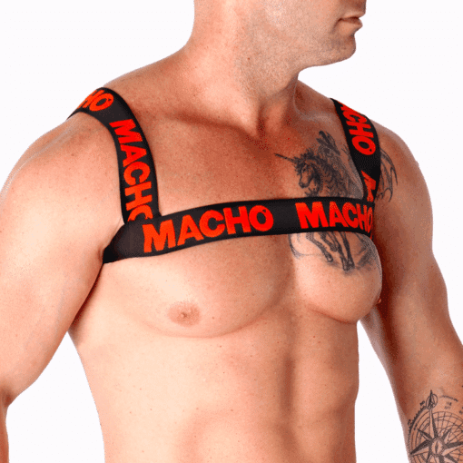 MACHO - ARNÉS DOBLE ROJO - Imagen 2