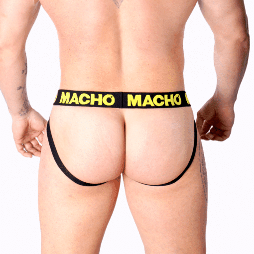 MACHO - MX25A JOCK AMARILLO LYCRA L - Imagen 6