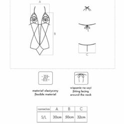 LIVCO CORSETTI FASHION - LUISINA LC 20217 BODY NEGRO TALLA ÚNICA - piKanteo | Despierta tu lado más piKante