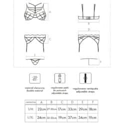 LIVCO CORSETTI FASHION - SOLEDAD LC 20217 SUJETADOR + PANTY + LIGUERO S/M - piKanteo | Despierta tu lado más piKante