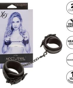 CALEXOTICS - NOCTURNAL ESPOSAS CUERO AJUSTABLE NEGRO