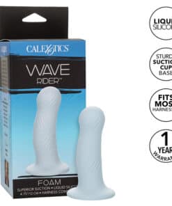 CALEXOTICS - WAVE RIDER PLUG ANAL ESPUMA AZUL