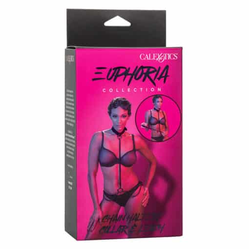 CALEXOTICS - EUPHORIA COLLAR HALTER Y CORREA CON CADENA - Imagen 6