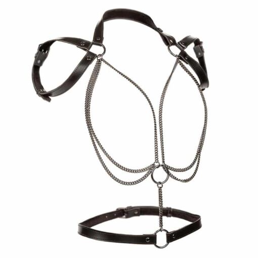 CALEXOTICS - EUPHORIA ARNÉS ESTILO CABESTRO CON MÚLTIPLES CADENAS PREMIUM TALLA PLUS - Imagen 2