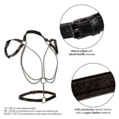 CALEXOTICS - EUPHORIA ARNÉS ESTILO CABESTRO CON MÚLTIPLES CADENAS PREMIUM TALLA PLUS - piKanteo | Despierta tu lado más piKante