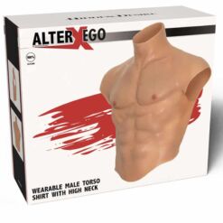 HIDDEN DESIRE - ALTER EGO CAMISETA SILICONA TORSO MASCULINO CON ABDOMINALES NATURAL - piKanteo | Despierta tu lado más piKante