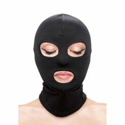 NS NOVELTIES - FETISH & FASHION PASAMONTAÑAS APERTURA DE OJOS Y BOCA NYLON NEGRO
