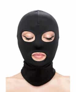 NS NOVELTIES - FETISH & FASHION PASAMONTAÑAS APERTURA DE OJOS Y BOCA NYLON NEGRO