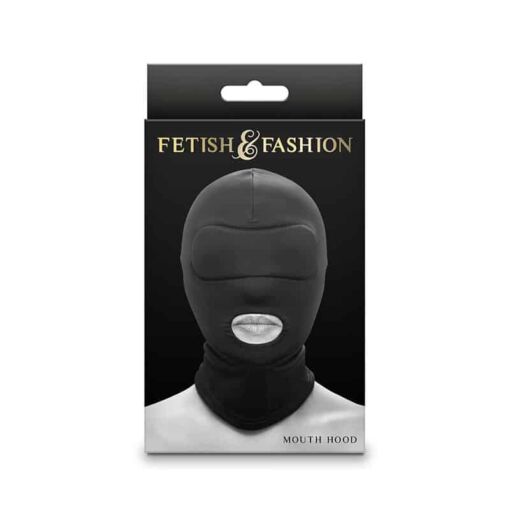 NS NOVELTIES - FETISH & FASHION PASAMONTAÑAS APERTURA DE BOCA NYLON NEGRO - Imagen 2