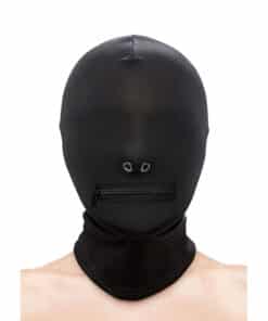 NS NOVELTIES - FETISH & FASHION PASAMONTAÑAS COMPLETO CON CREMALLERA NYLON NEGRO