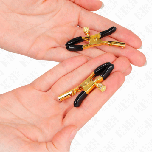 KINK - PINZAS PARA PEZONES DORADO 6 CM - Imagen 3