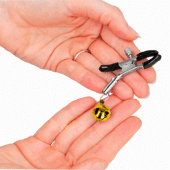 KINK - PINZAS PARA PEZONES CON CAMPANILLA DORADA 6 CM - piKanteo | Despierta tu lado más piKante