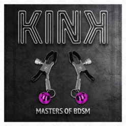 KINK - PINZAS PARA PEZONES CON CAMPANILLA VIOLETA 6 CM - piKanteo | Despierta tu lado más piKante