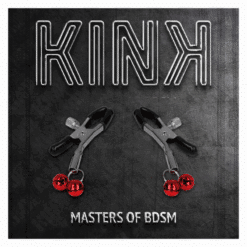 KINK - PINZAS PARA PEZONES CON DOBLE CAMPANILLA ROJO 6 CM - piKanteo | Despierta tu lado más piKante