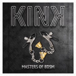 KINK - PINZAS PARA PEZONES CON COLGANTE DE CAMPANA DORADO 6 CM - piKanteo | Despierta tu lado más piKante