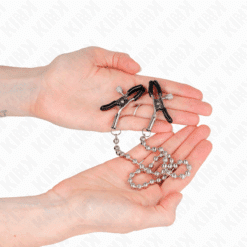 KINK - PINZAS PARA PEZONES CON CADENA DE BOLAS 30 CM - piKanteo | Despierta tu lado más piKante