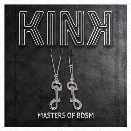 KINK - PINZAS PARA PEZONES FINA CON GANCHO PLATEADO 7 CM - Imagen 5