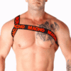 MACHO - ARNÉS ROMANO ROJO S/M