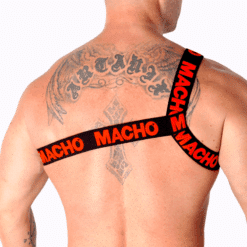 MACHO - ARNÉS ROMANO ROJO S/M - piKanteo | Despierta tu lado más piKante
