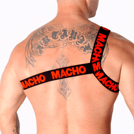 MACHO - ARNÉS ROMANO ROJO S/M - Imagen 3