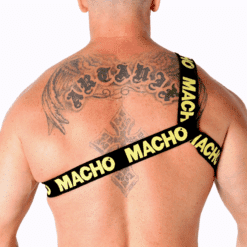 MACHO - ARNÉS ROMANO AMARILLO S/M - piKanteo | Despierta tu lado más piKante