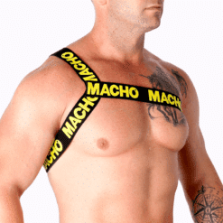 Alternative view of MACHO - ARNÉS ROMANO AMARILLO S/M