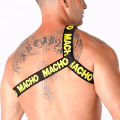 MACHO - ARNÉS ROMANO AMARILLO S/M - piKanteo | Despierta tu lado más piKante