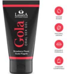 INTIMATELINE LUXURIA - GOLA GEL ORAL FRESA 50 ML - piKanteo | Despierta tu lado más piKante