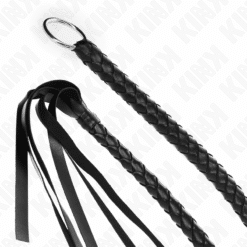 KINK - LÁTIGO DE SERPIENTE CON ANILLO DE MANO NEGRO 65 CM - piKanteo | Despierta tu lado más piKante