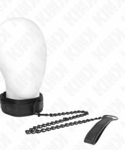KINK - COLLAR CON CORREA 78 CM BONDAGE DE NEOPRENO MODELO 2 AJUSTABLE 37.5 X 49.5 CM