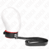 KINK - COLLAR CON CORREA 116 CM DE PIEL ROJO AJUSTABLE 40-48 CM X 6 CM - piKanteo | Despierta tu lado más piKante
