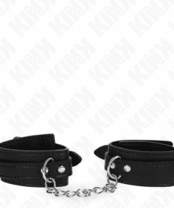 KINK - MUÑEQUERAS ESTILO SERPIENTE NEGRO AJUSTABLE 20-28 CM X 5.4 CM